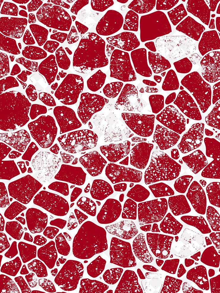 PSD um fundo vermelho e branco com um padrão de corações vermelhos