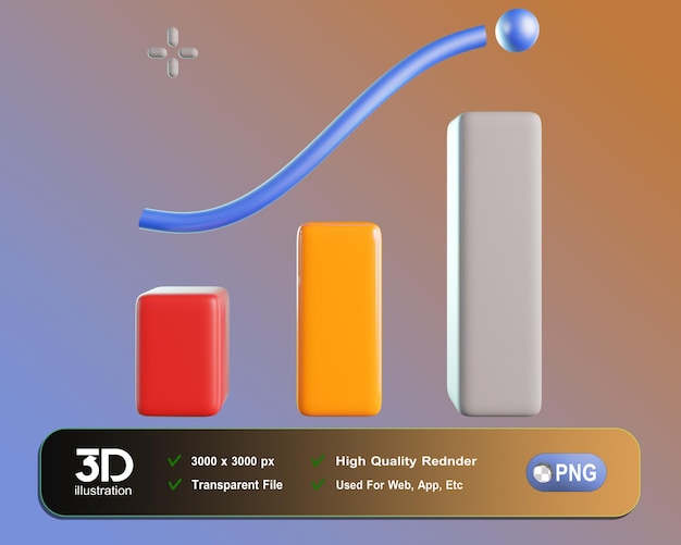 PSD um gráfico mostrando uma imagem tridimensional de uma ferramenta de remodelação de alta qualidade