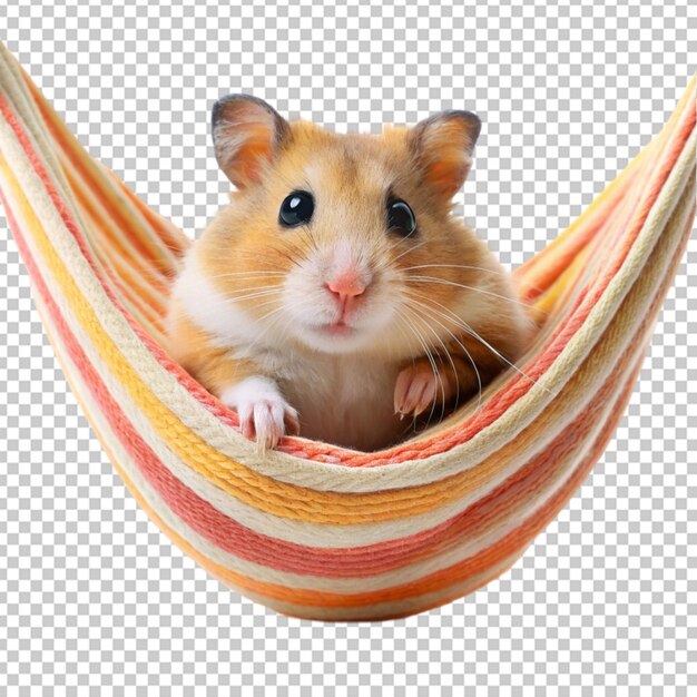 PSD um hamster numa maçaneta.