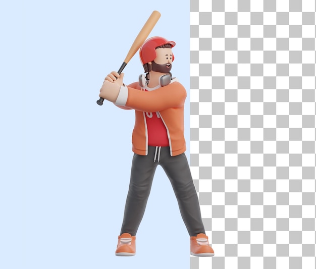 um homem jogando beisebol