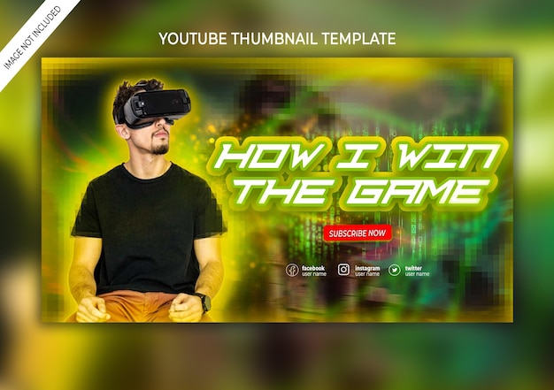 Um homem usando um fone de ouvido de realidade virtual está sentado na frente de uma tela que diz como eu sou