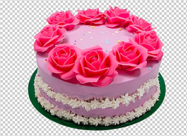PSD um lindo bolo de aniversário.