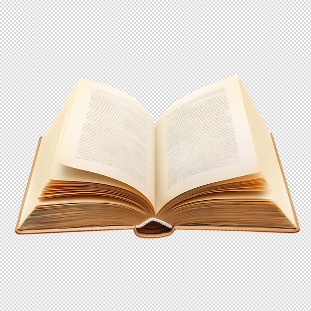 Um Livro Aberto com Páginas Legíveis