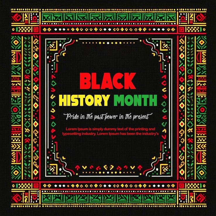 um livro preto que diz história negra mês mês na parte de baixo