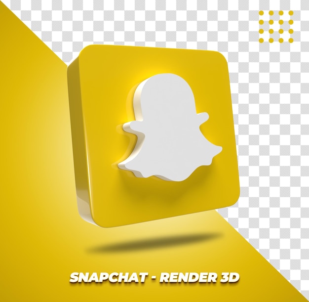 Um logotipo amarelo que diz chat instantâneo - renderização em 3D