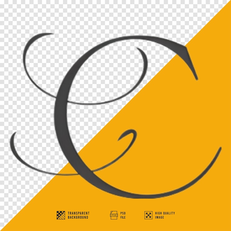 PSD um logotipo do logotipo da empresa é apresentado sobre um fundo amarelo