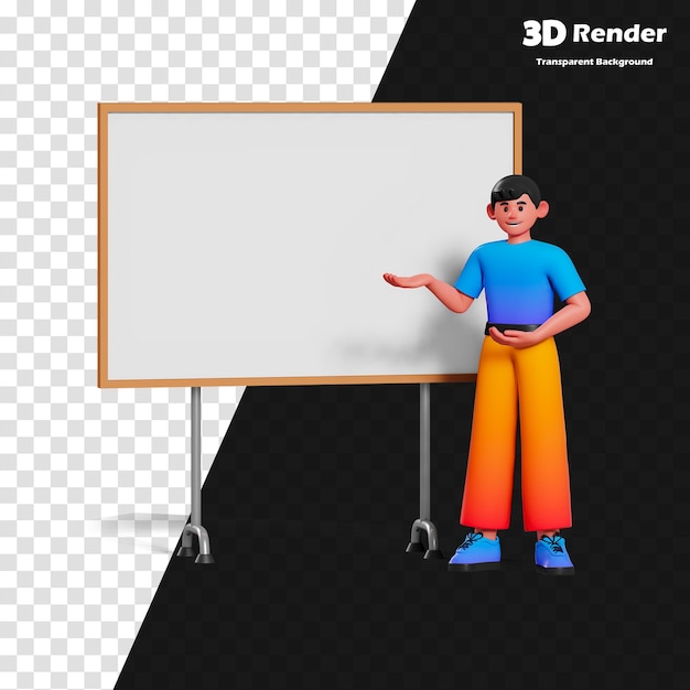 Um modelo 3D de um modelo 3D
