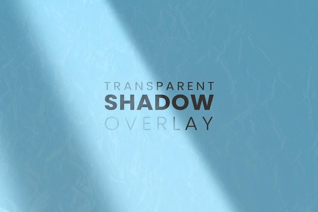 Um modelo para uma sobreposição de sombra de janela transparente