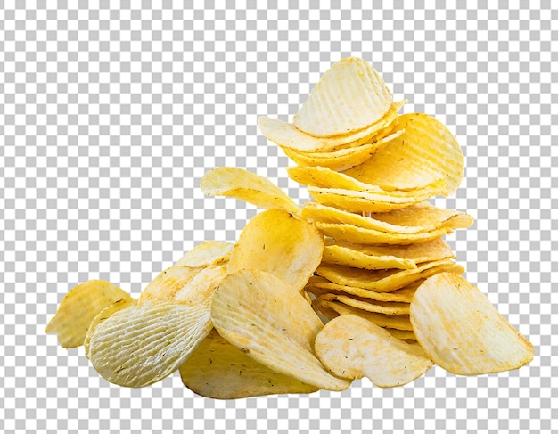 Um monte de batatas fritas