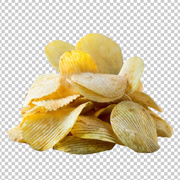 Um monte de batatas fritas