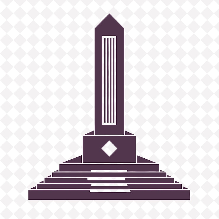 PSD um monumento com uma coluna no topo