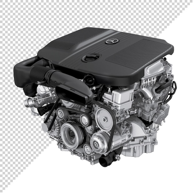 um motor de carro preto transparente png