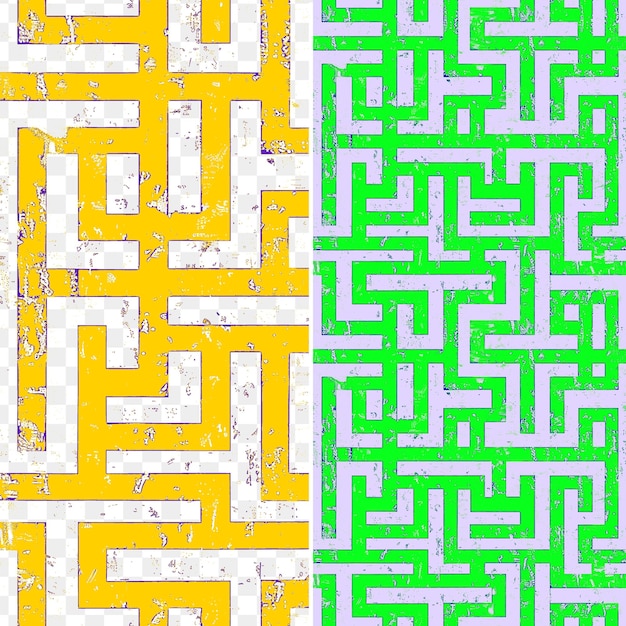 PSD um padrão amarelo e verde com uma linha branca que diz citação a palavra citação no centro