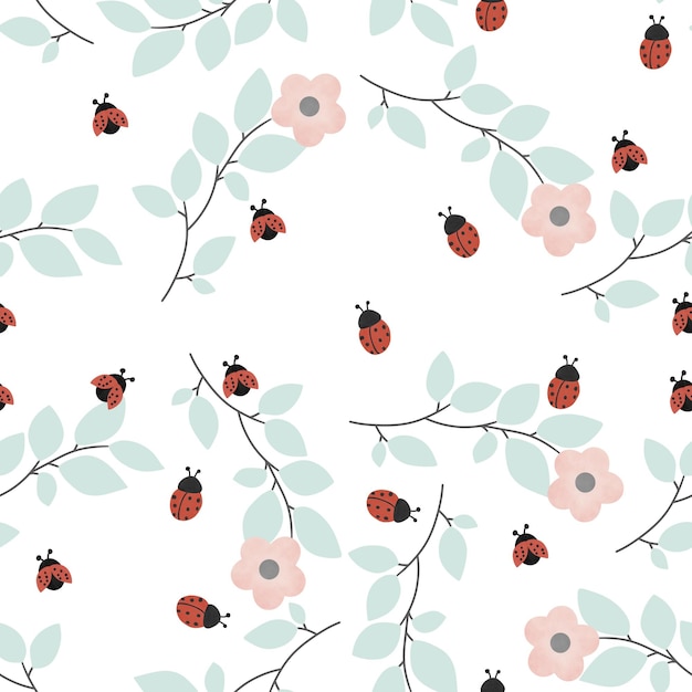 um papel de parede com flores e borboletas