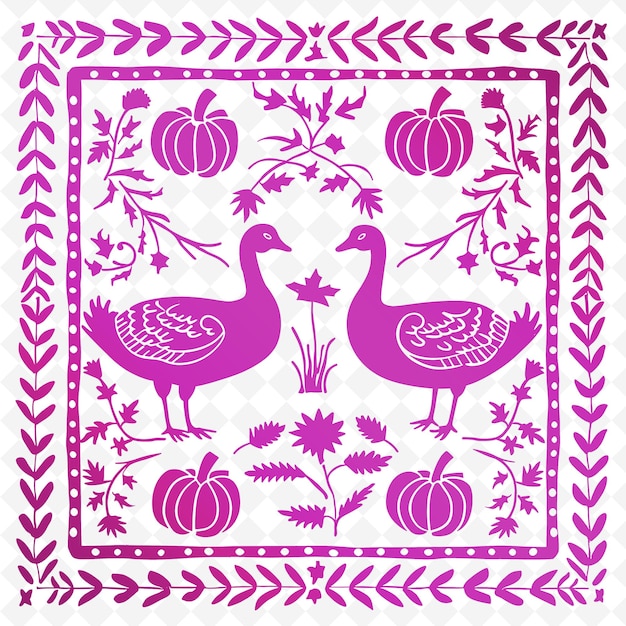 um papel de parede rosa e roxo com pássaros e flores