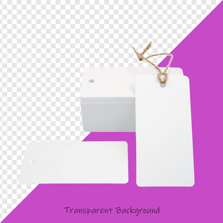 PSD um papel roxo e branco com as palavras transparentes nele