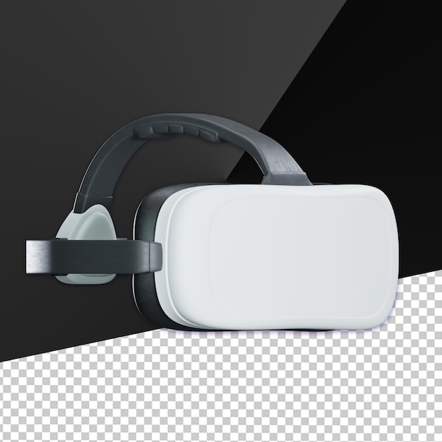 Um par de fones de ouvido vr com fundo branco.