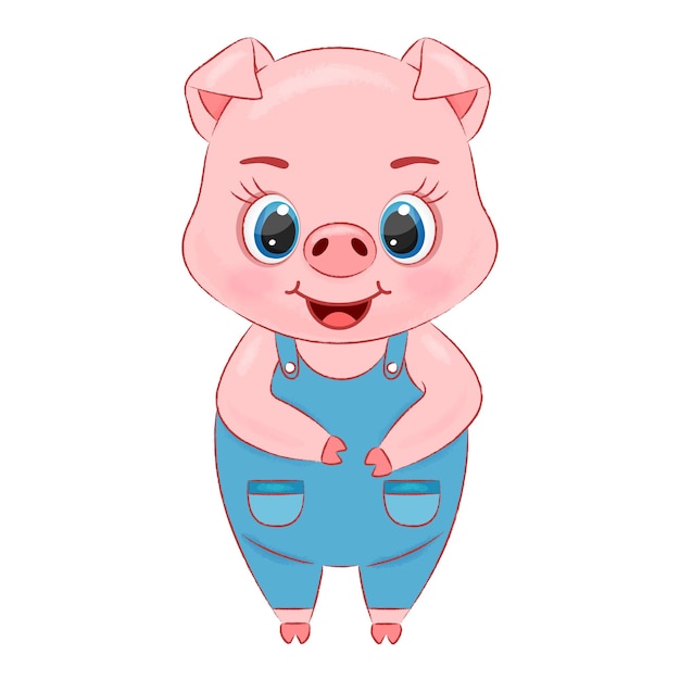 Um porco bonito.