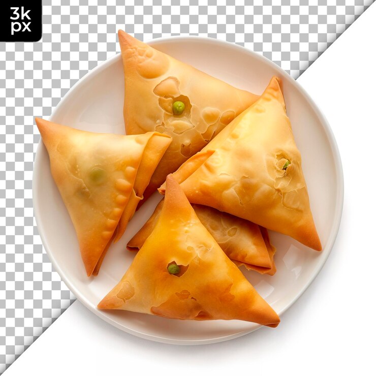 PSD um prato de comida com uma foto de um bagel nele