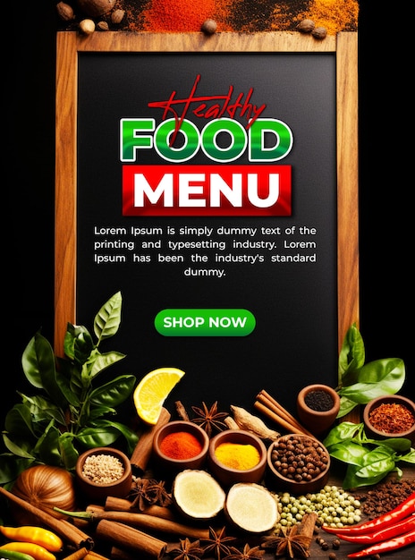 Um prato delicioso, saudável, um cardápio de comida, um cartaz de promoção de um restaurante, um padrão de banner.
