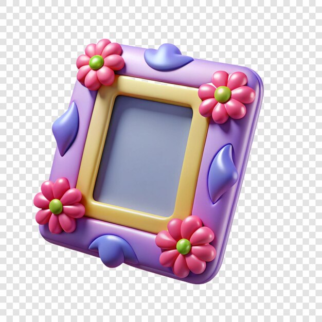 um quadrado colorido com flores e um quadro com uma imagem de um quadrado com um quadro com um flowe rosa