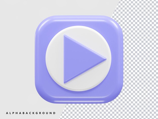 Um quadrado roxo com um círculo branco e a palavra jogo nele.