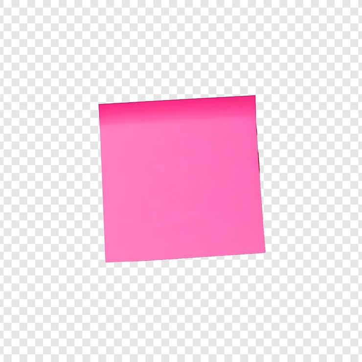 PSD um saco rosa com um saco rosa nele.