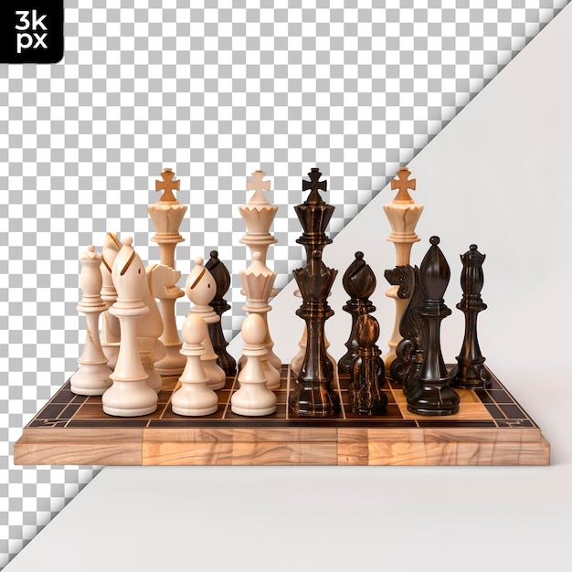 PSD um tabuleiro de xadrez com um quadro de xadrez preto e branco com o padrão de xadrez branco e preto