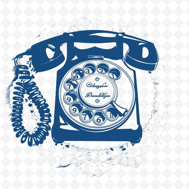 PSD um telefone com a palavra morto sobre ele está em um fundo branco