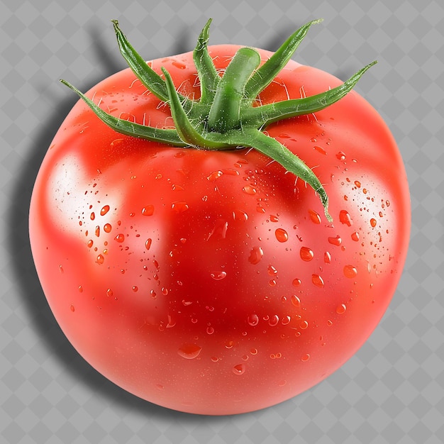 PSD um tomate que tem água nele e tem água nele