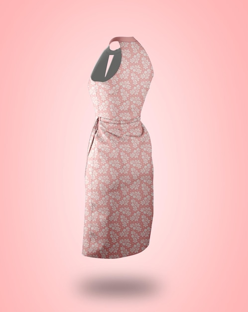 Um vestido com um laço que diz "t"
