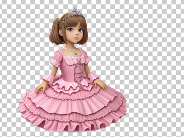 PSD um vestido de princesa.