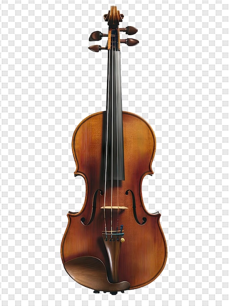 PSD um violino é mostrado em um fundo branco