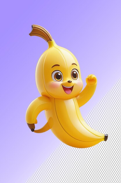 PSD uma banana que tem uma banana nela