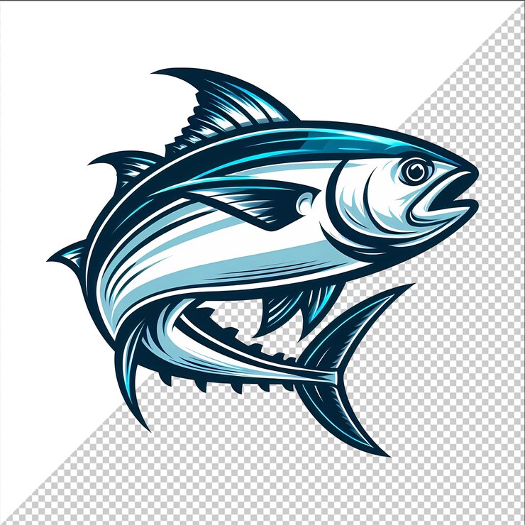 PSD uma cabeça de peixe com um peixe nele