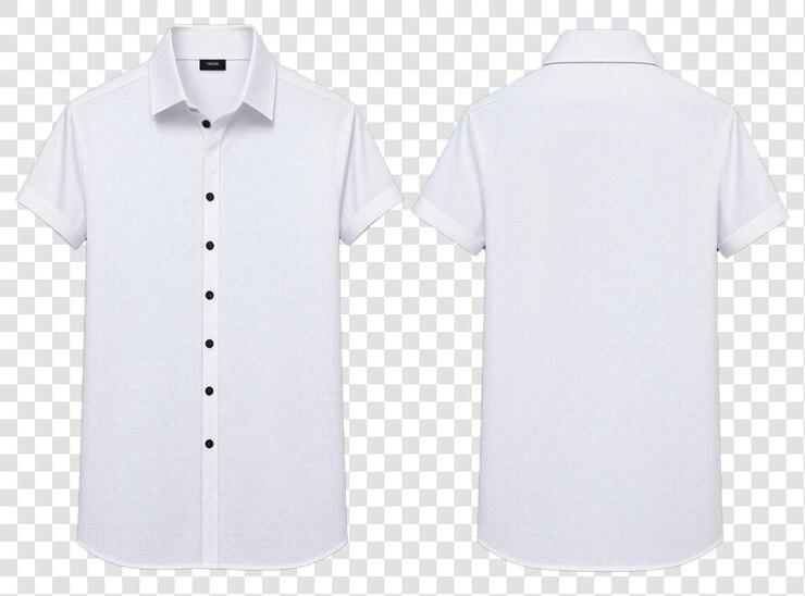 PSD uma camisa branca com um colarinho branco e uma camisa branca que diz quot t camisa quot