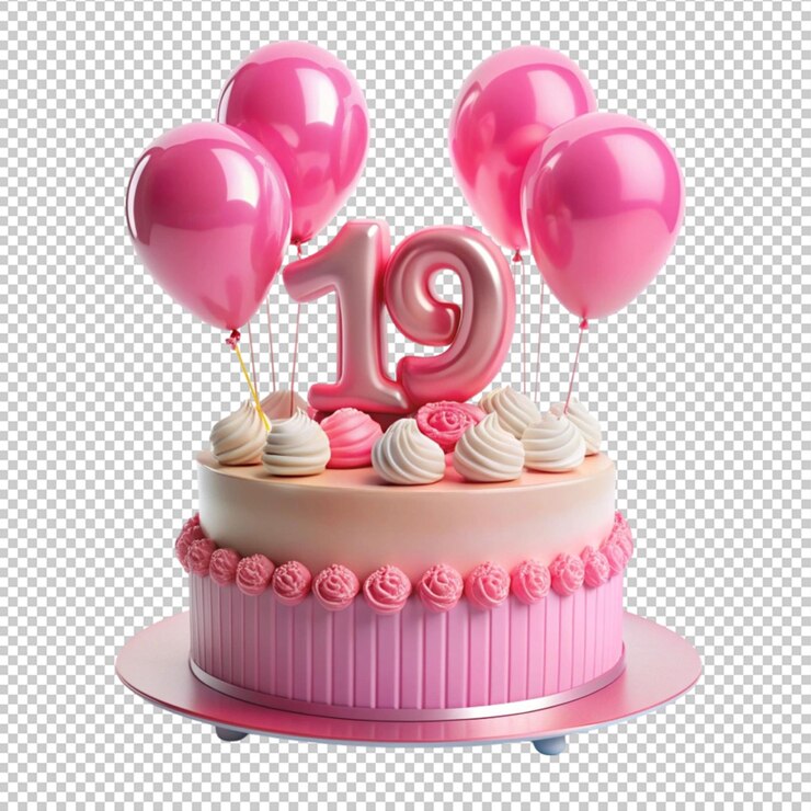 PSD uma celebração de aniversário com temas pastel com tons suaves e decorações delicadas 4k ultra hd