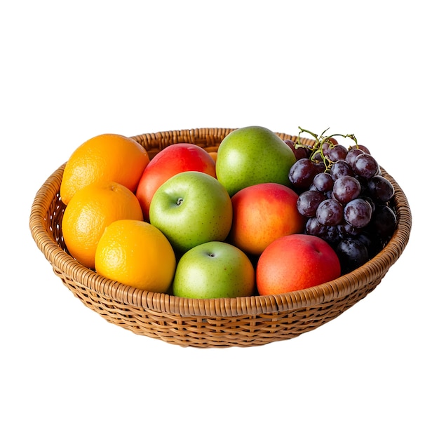 Uma cesta de frutas deliciosa