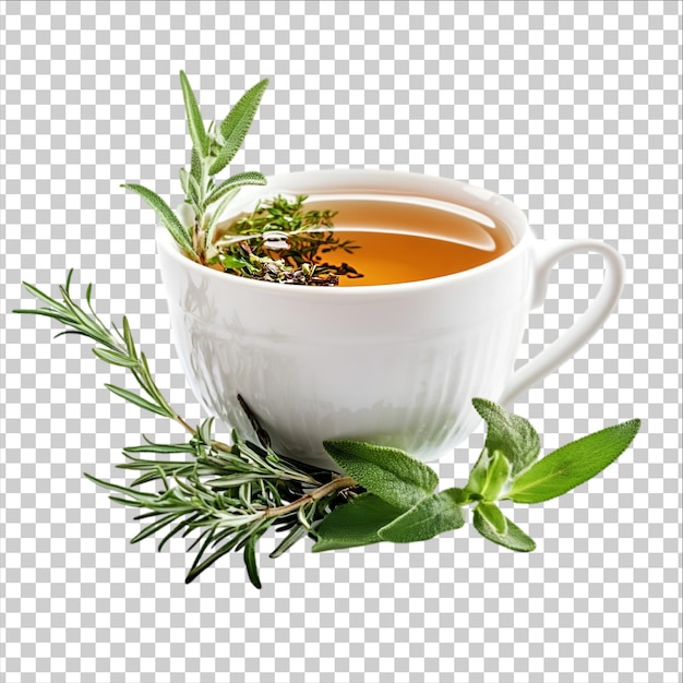 uma chávena de café com um desenho dourado em um fundo transparente