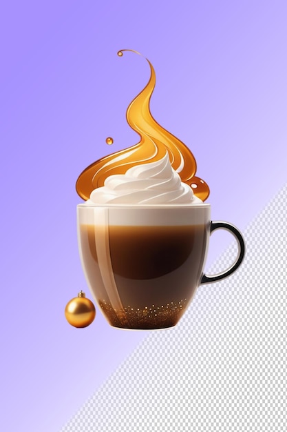 PSD uma chávena de café com um pouco de café