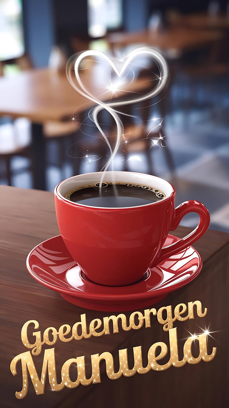 PSD uma chávena vermelha de café com a palavra i m a em um modelo