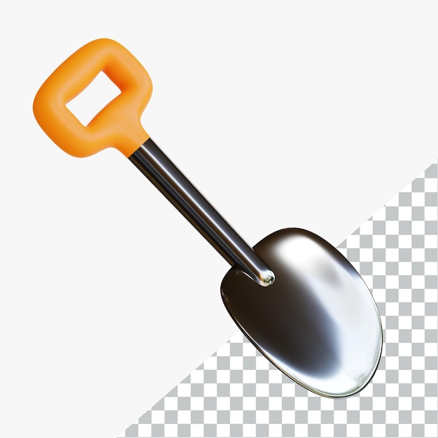 uma colher com uma alça laranja e uma alça alaranjada com uma alcaçuz laranja