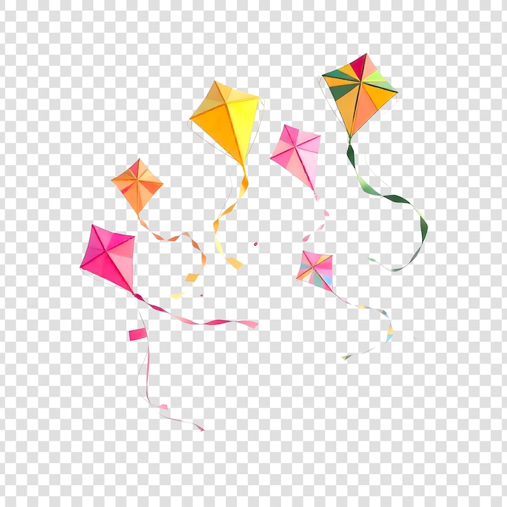 PSD uma cometa colorida com a palavra cometas