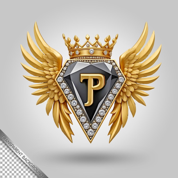 PSD uma coroa de ouro com um p