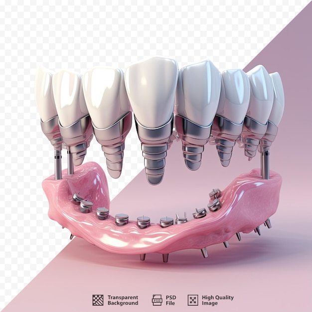 PSD uma escova de dentes cor-de-rosa com uma língua cor-de-rosa e as palavras 