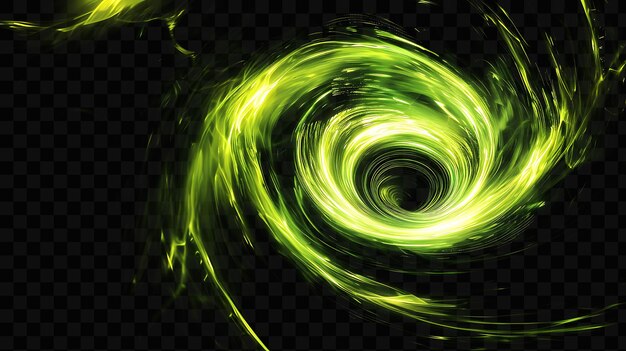 PSD uma espiral verde com um fundo verde de uma espiral