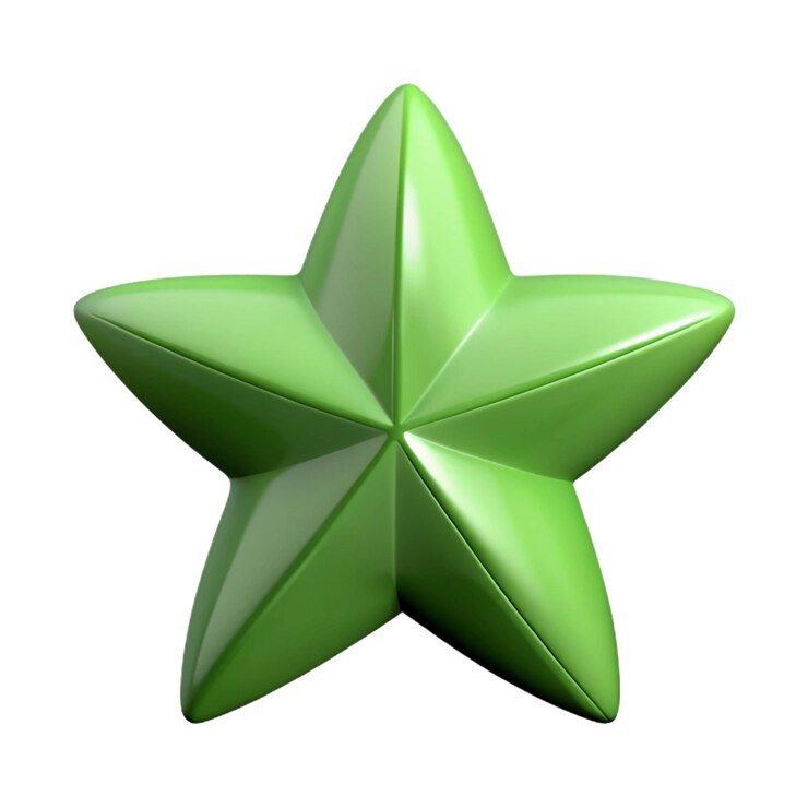 PSD uma estrela verde com uma estrela nela