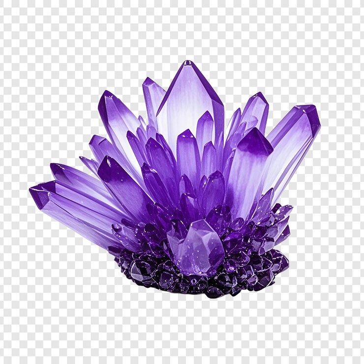 PSD uma flor púrpura com pétalas púrpuras e pétalas roxas