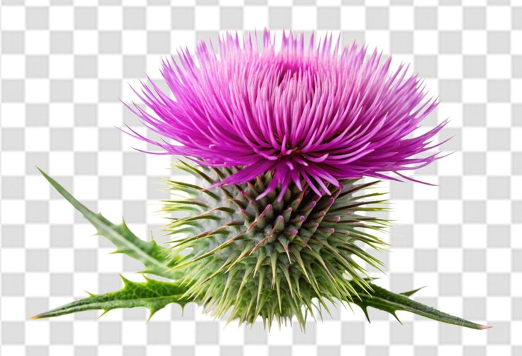 PSD uma flor roxa com um fundo branco e um quadrado preto na parte inferior