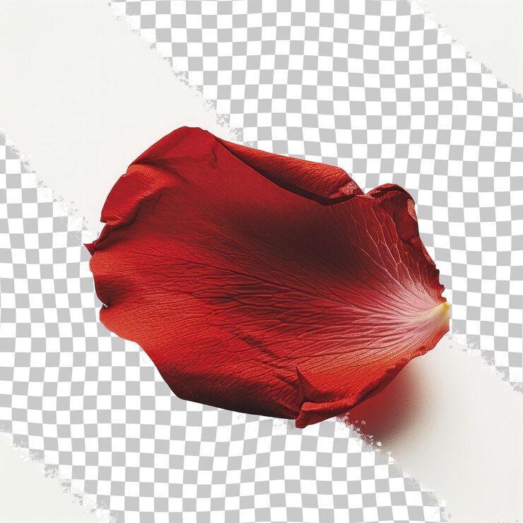 PSD uma flor vermelha está sobre um papel branco com as palavras a palavra nele